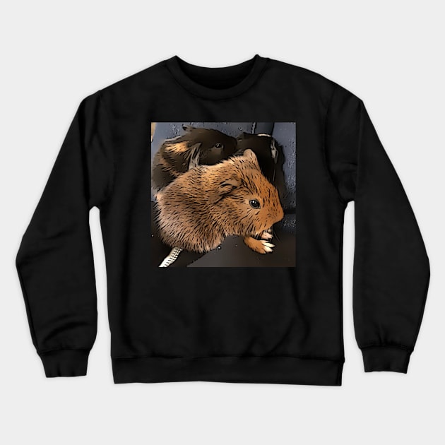 Guinea Pigs Crewneck Sweatshirt by marisaj4488